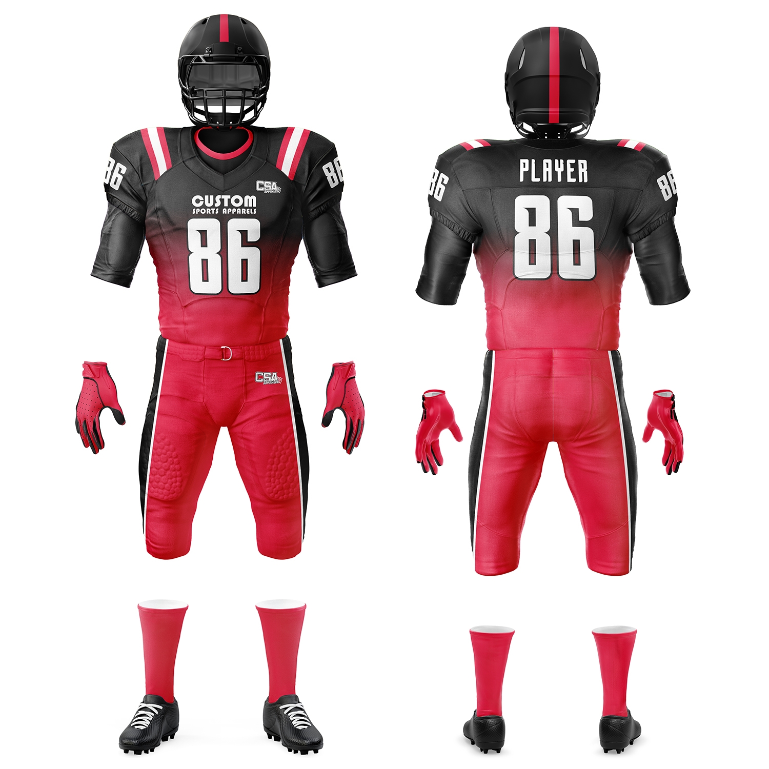 New American Football Uniform 