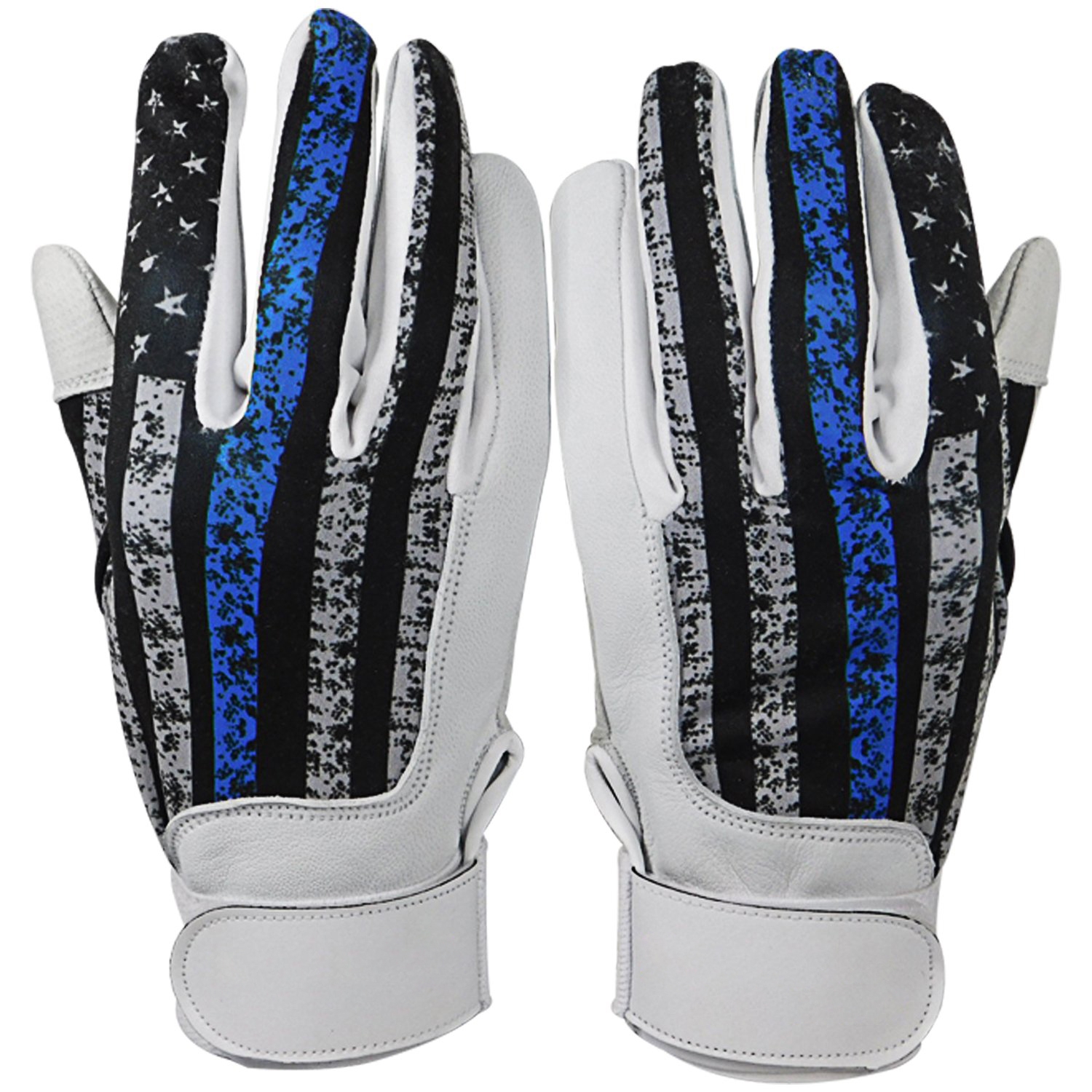 Blue Batting Gloves