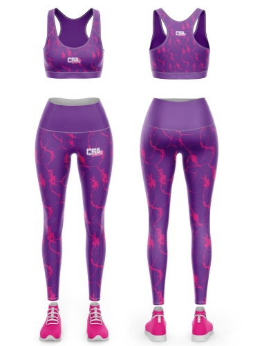 Sublimation Sports Legging and Bra