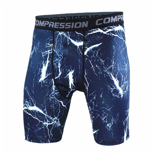 Customized Mens Sublimation Printing Compression Shorts