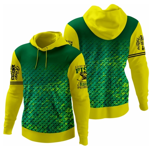 Custom Sublimation Fishing Hoodie