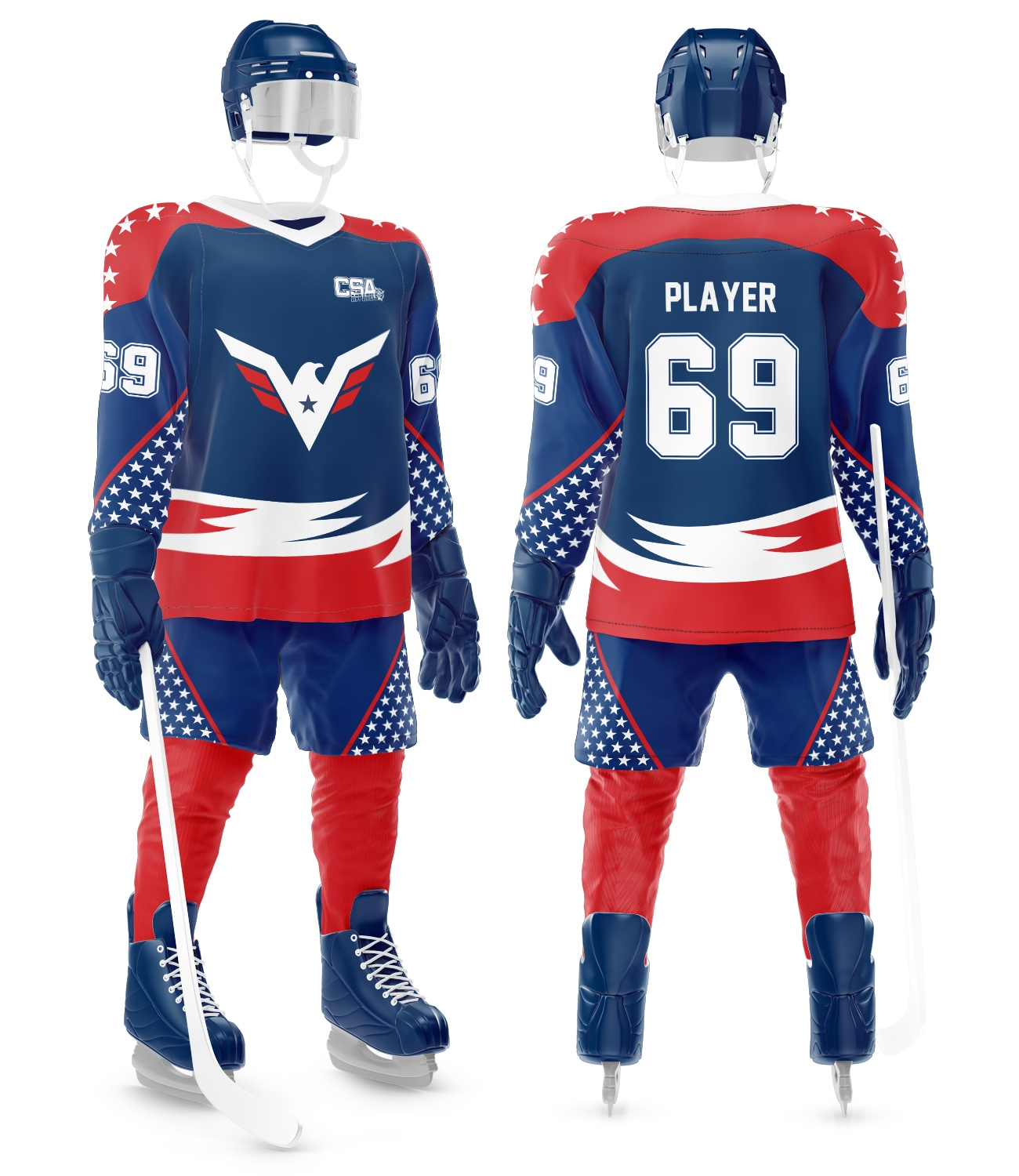 Sublimated Ice Hockey Uniform